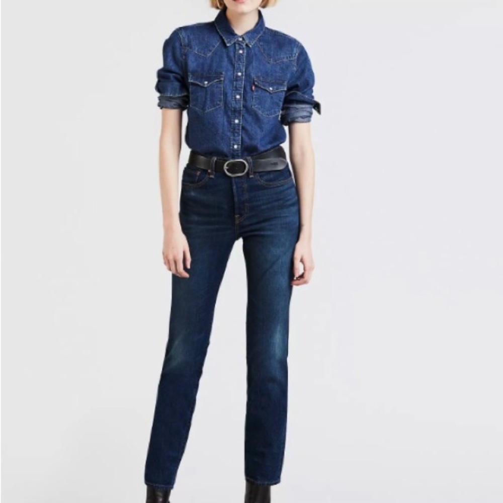 Levi’s Wedgie Dark Wash Jeans